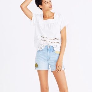 Madewell High Rise Denim Cutoff Shorts, size 28